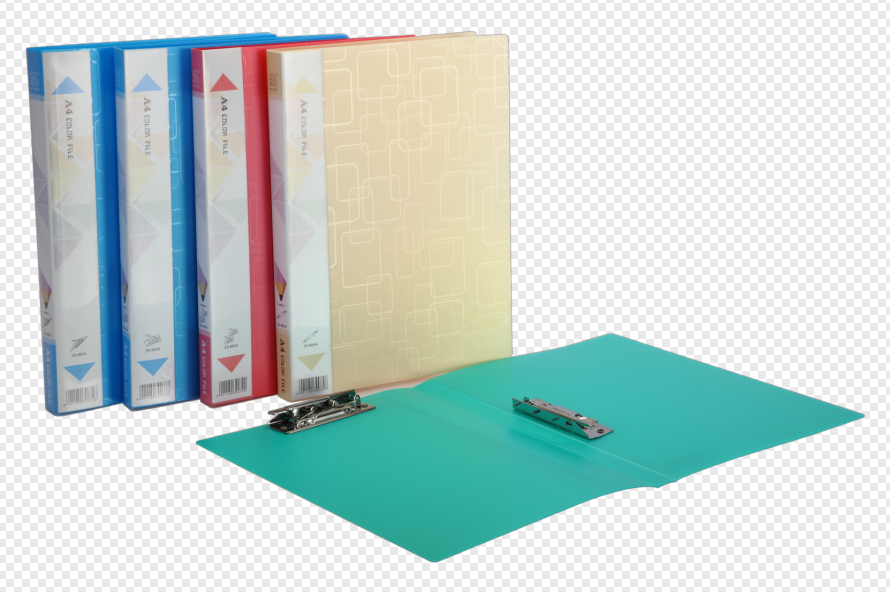 Metallic Clip File with Long Clip