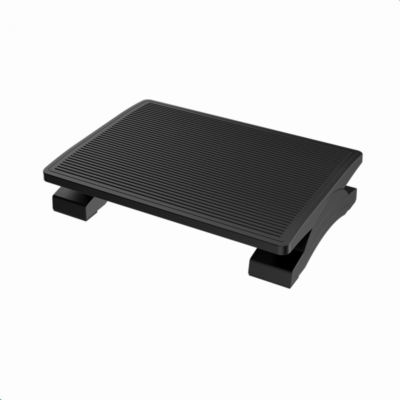 Footrest foot rest with ergonomic design plastic material angle height adjustable