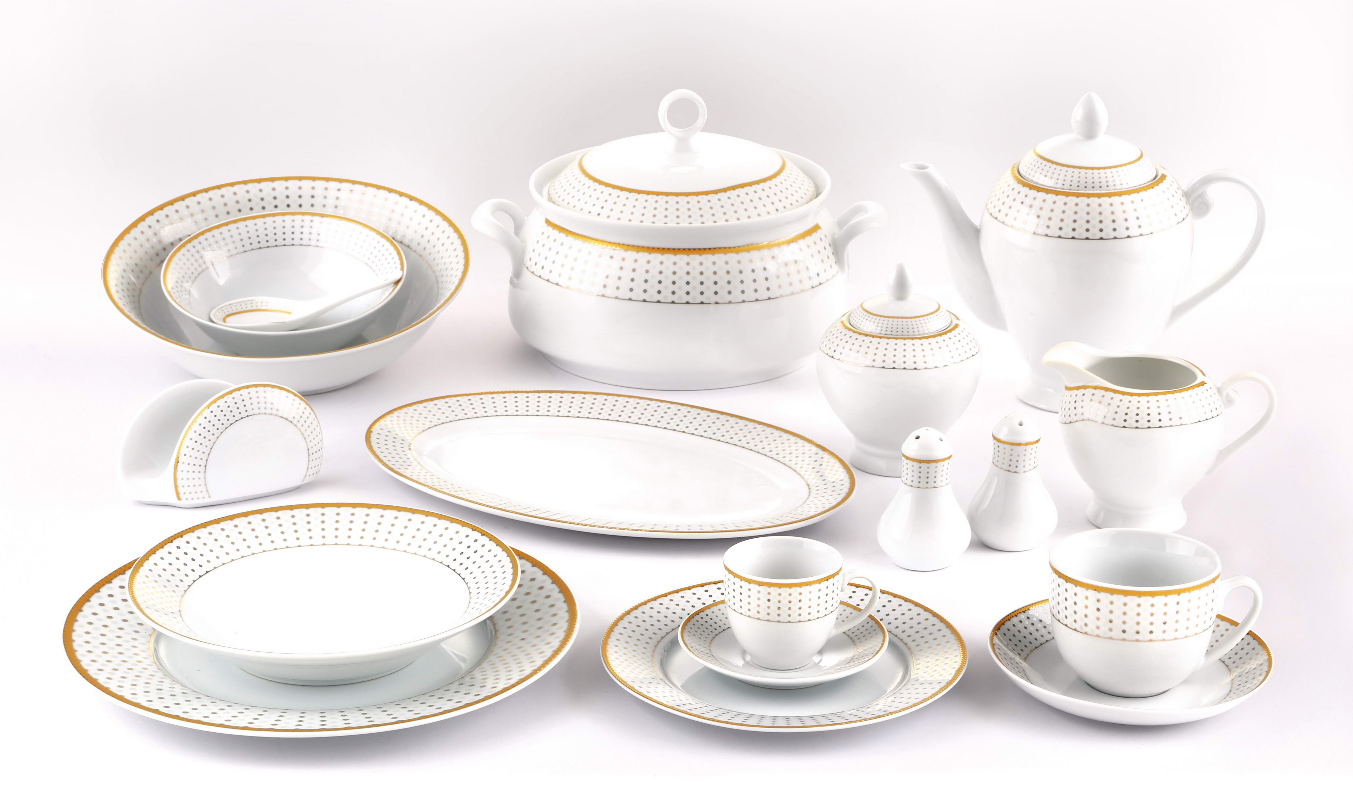 New bone china dinner set dinnerware tableware