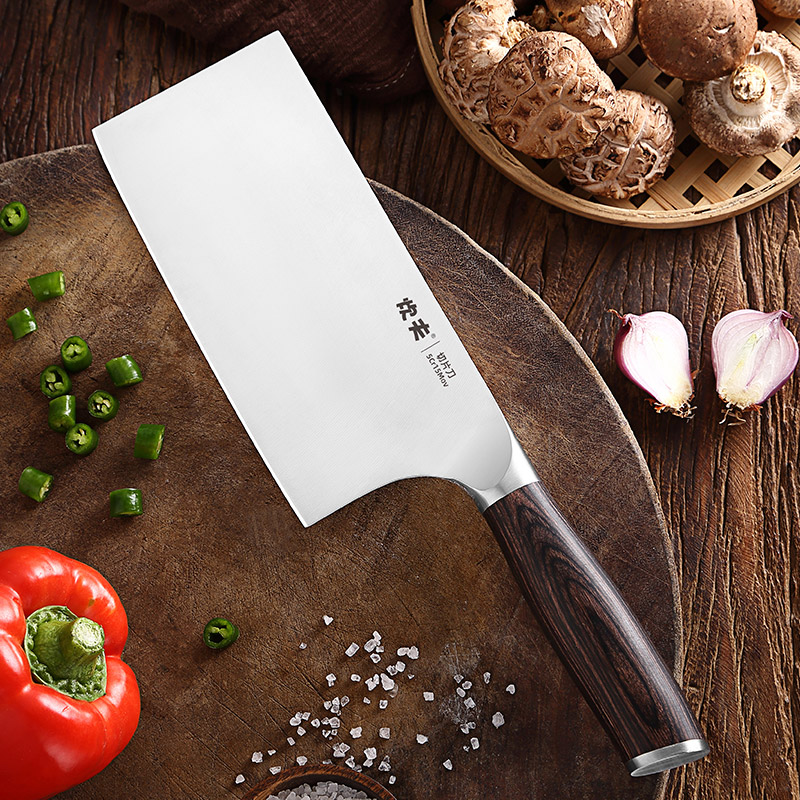 5Cr15MoV pakka wood cleaver knife kitchen knife CD-002-5CR