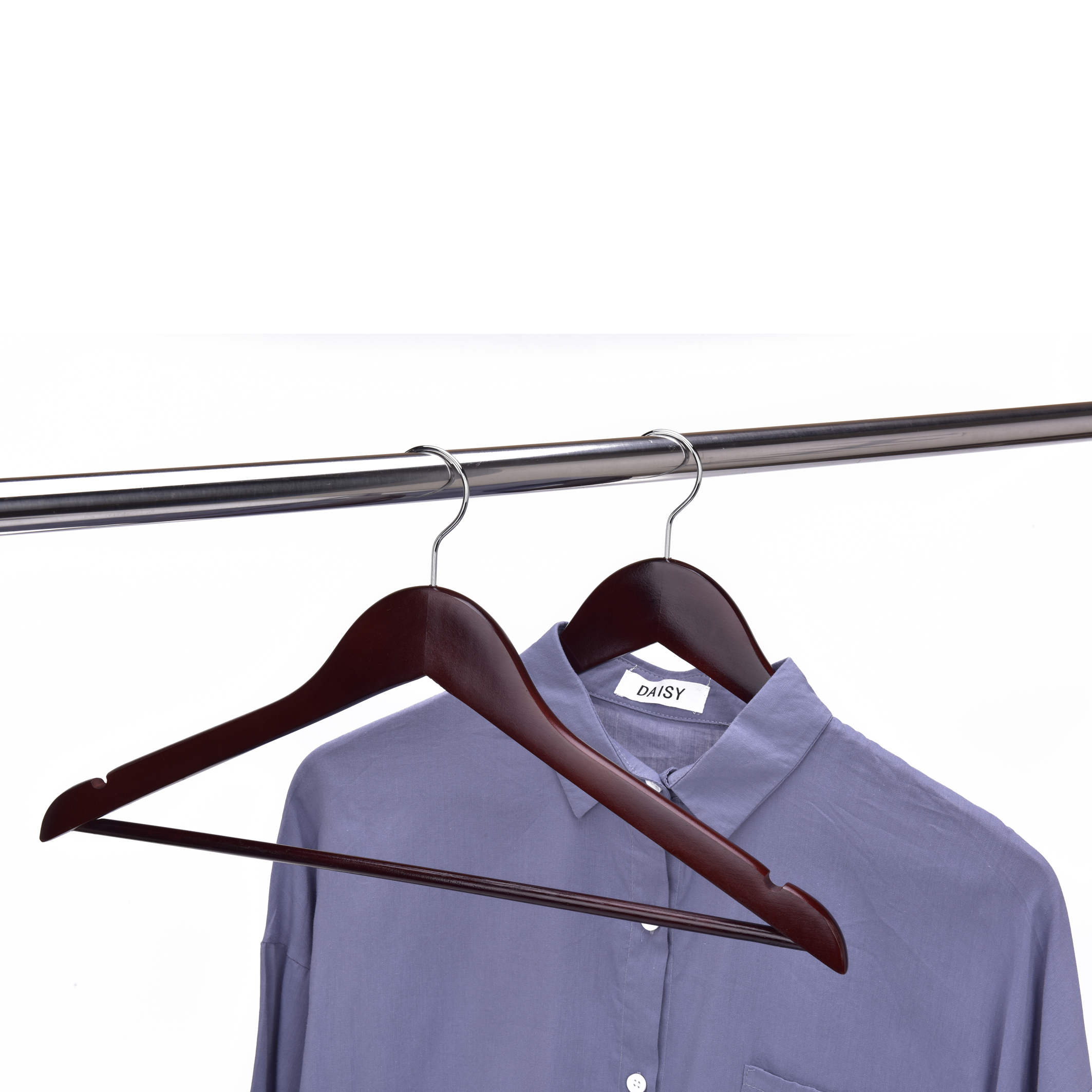 Amazom hot sale wooden clothes hanger high quality