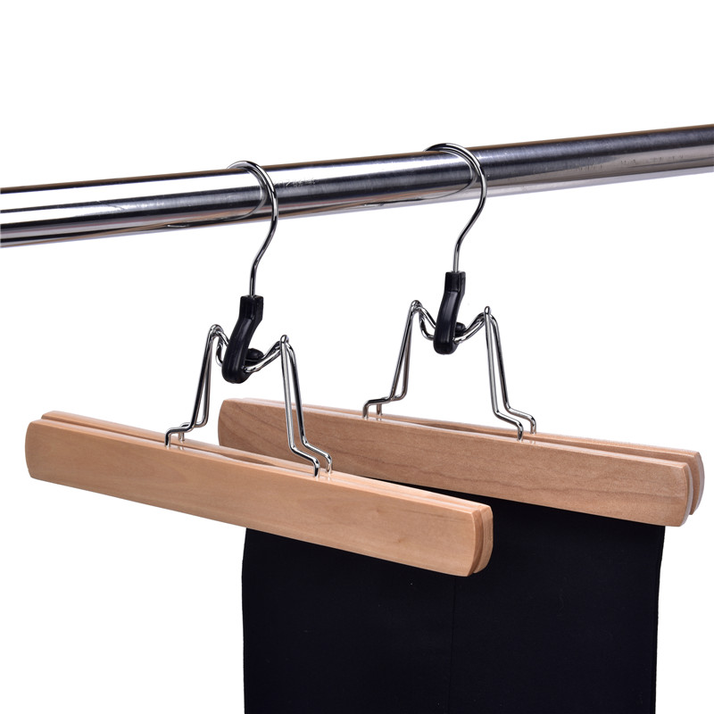 Amazon hot sale wooden skirt hanger