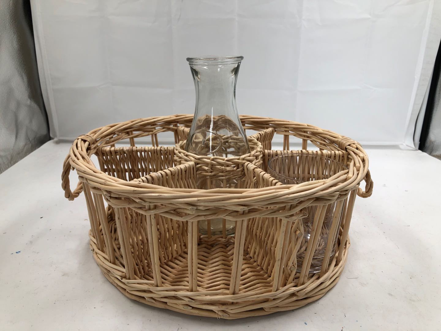 Braided cold water bottle cover, 6 cups per pot