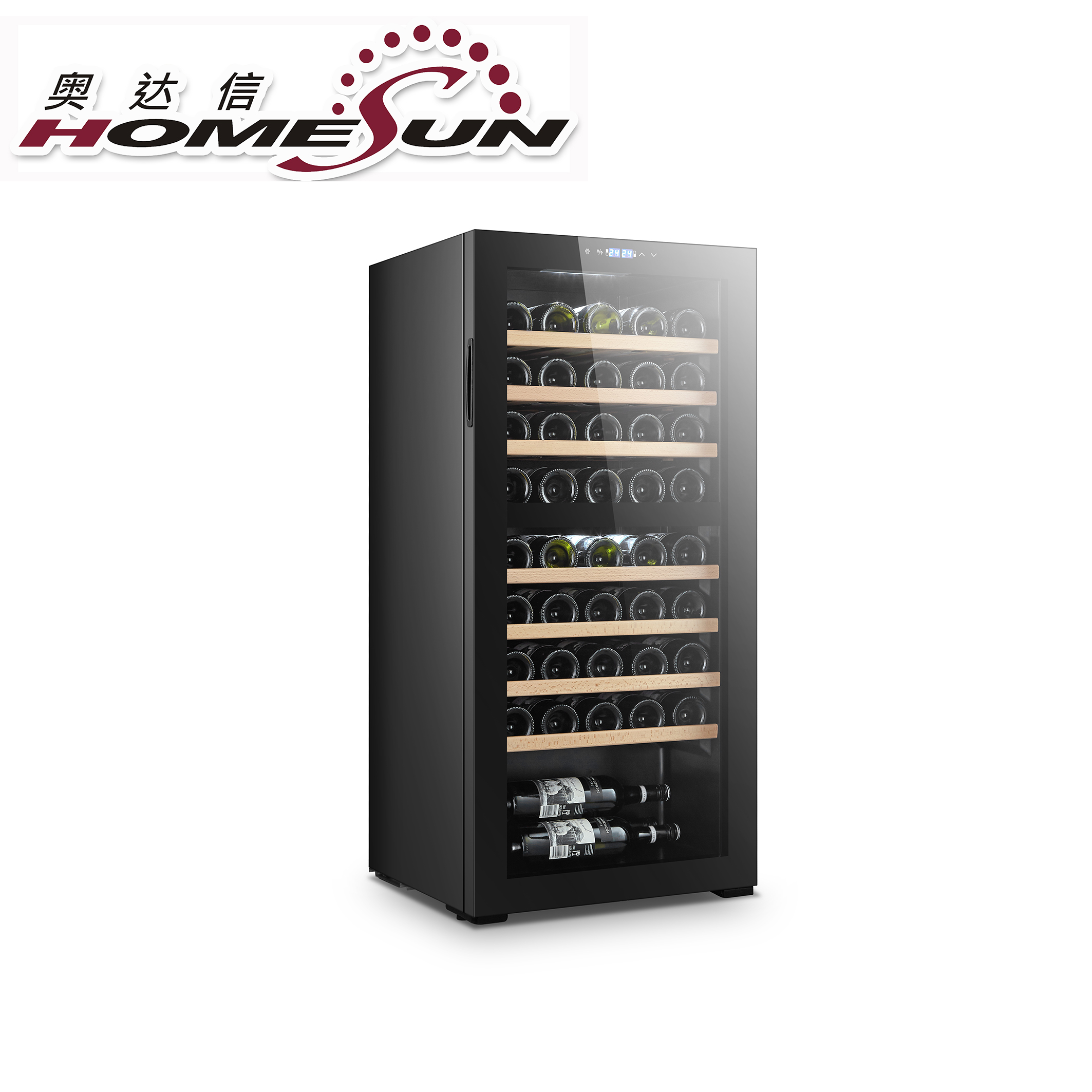 45bottle dual zone compressor red wine cabinet
