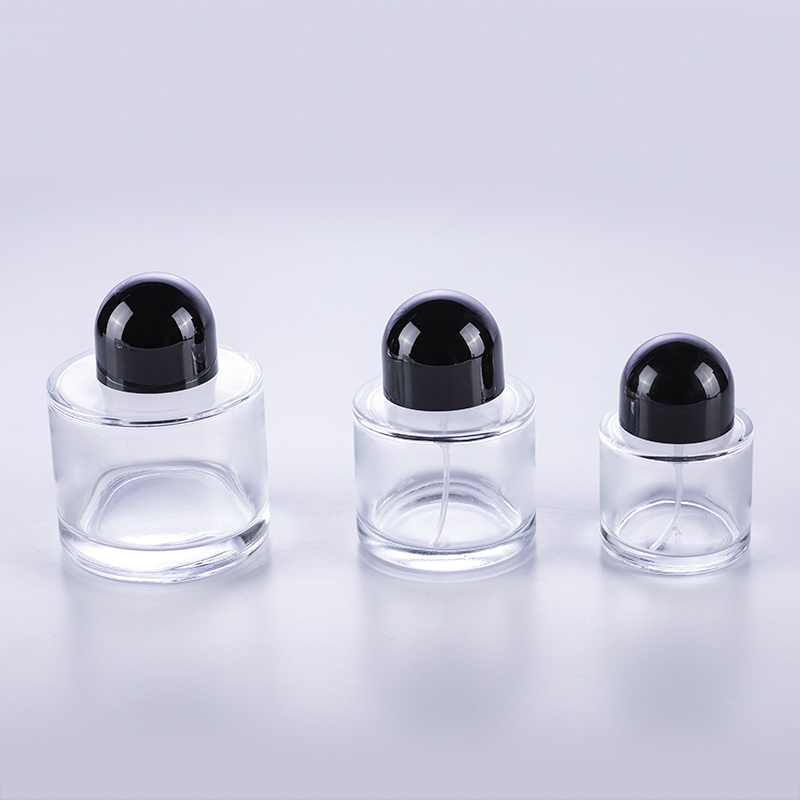 30ml 50ml 100ml cylinder glass perfume bottle