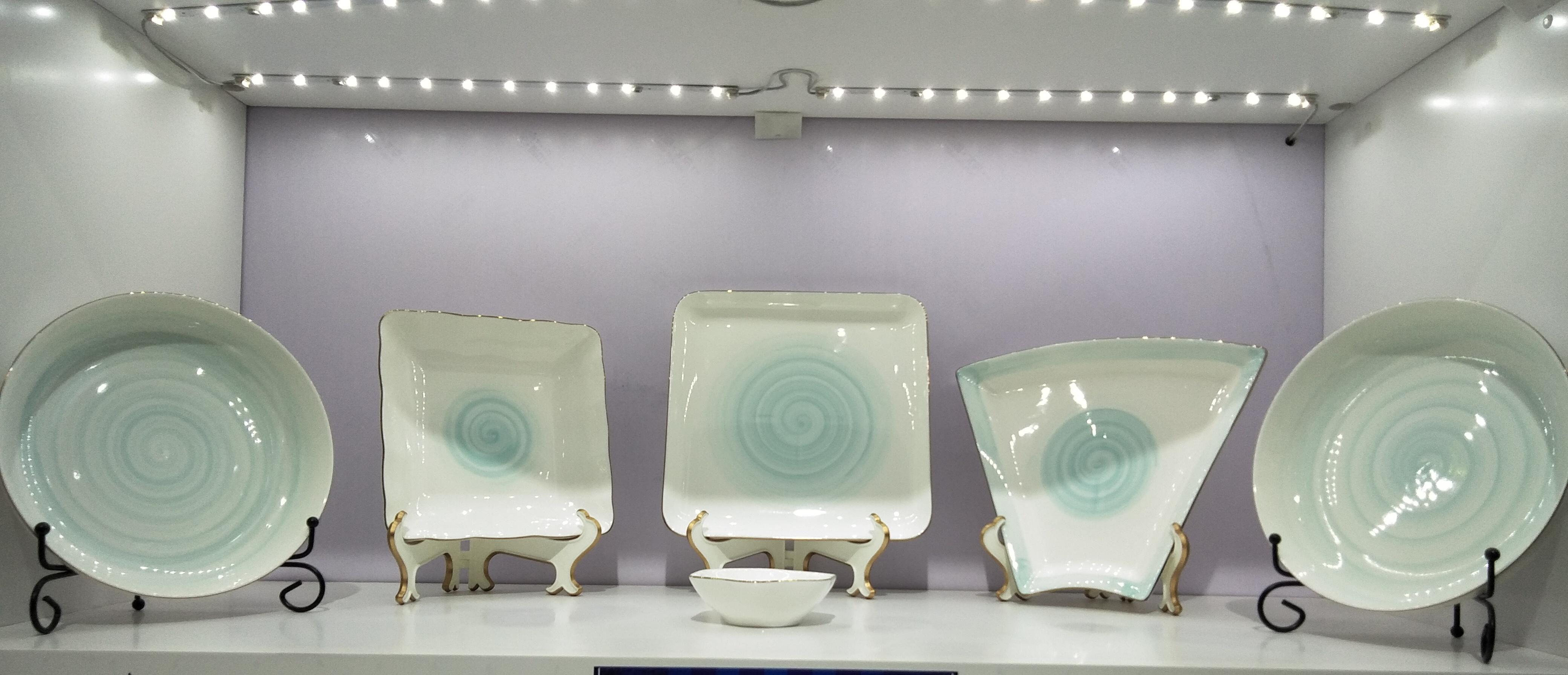 Gold line new bone china