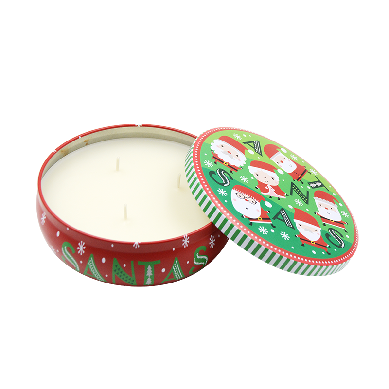 scented tin candle