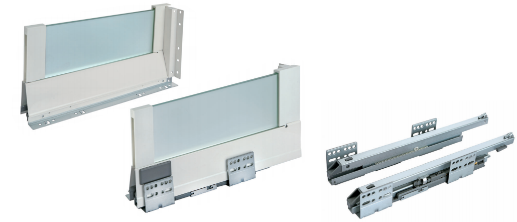 Tandembox with glass