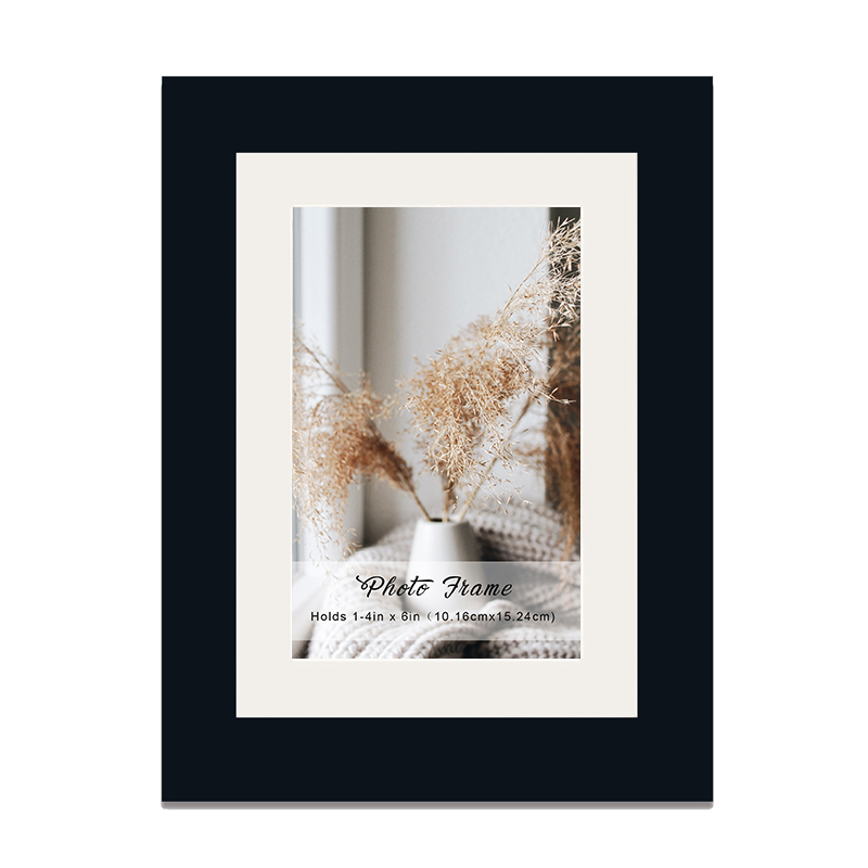 11X14 Black Wooden Photo Picture Frame with Tempered Glass