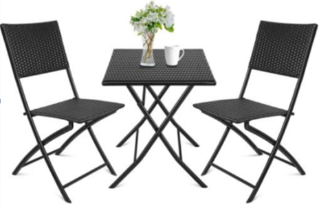 Folding Chair And Table Set Of 3