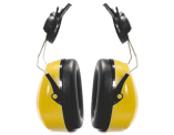Helmet mounted earmuff