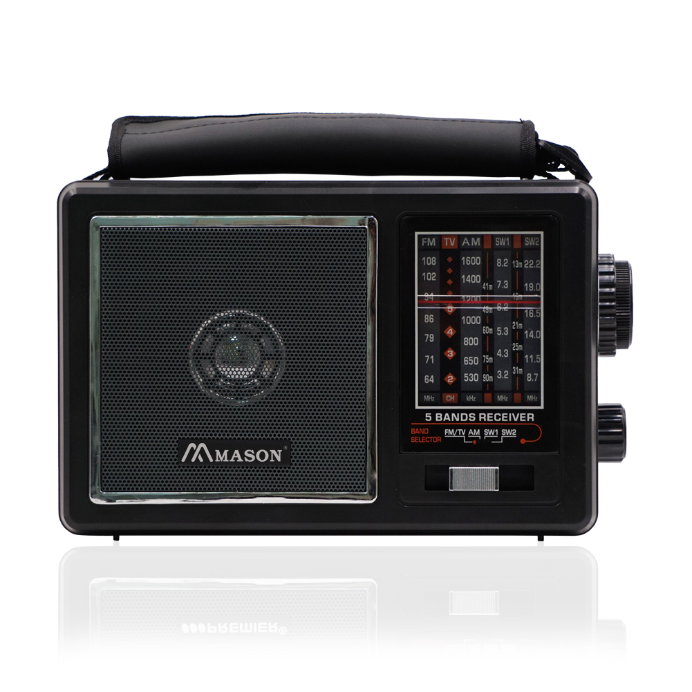 High quality good reception multi band am fm sw1-2 tv band receiver ac dc fm home portable radio