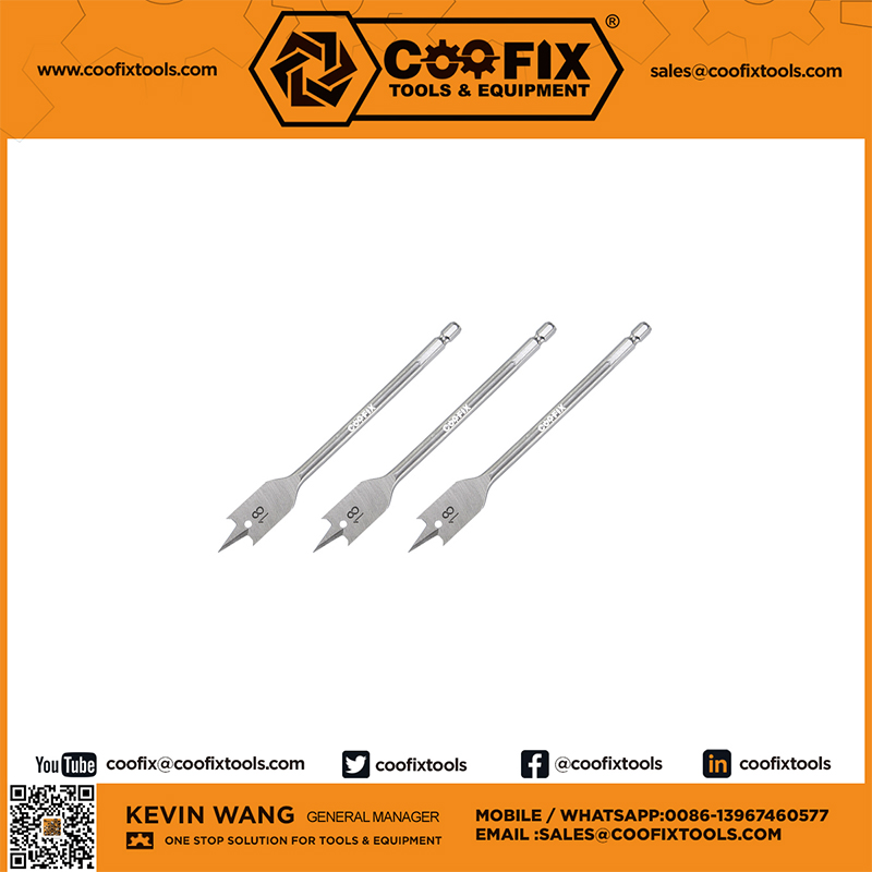 COOFIX FLAT WOOD BITS ACCESSORIES MANUFACTURER FACTORY Hand tools hardware tools