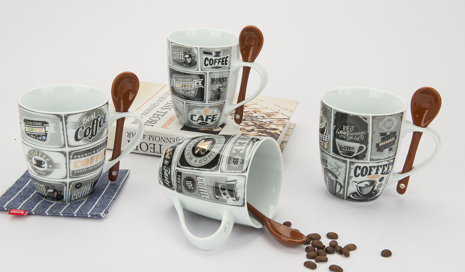 Mug with spoon