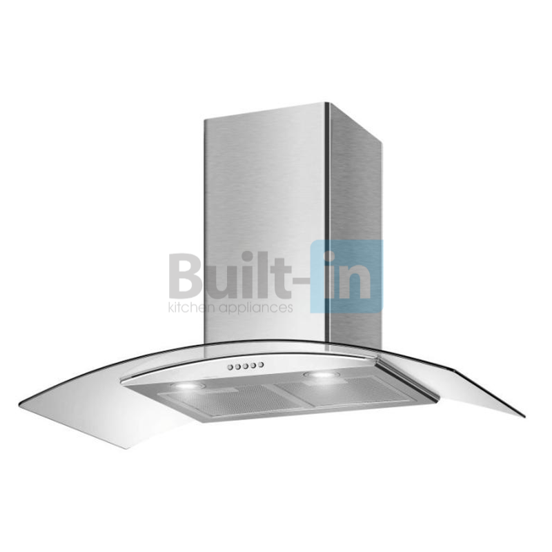 90cm Curved Glass Rangehood
