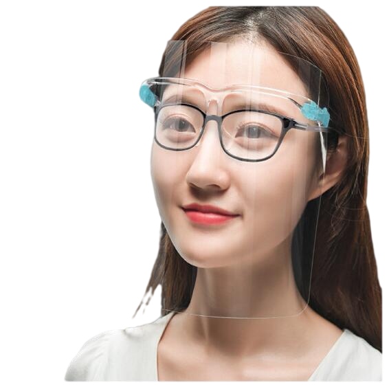 Clear PC face shield