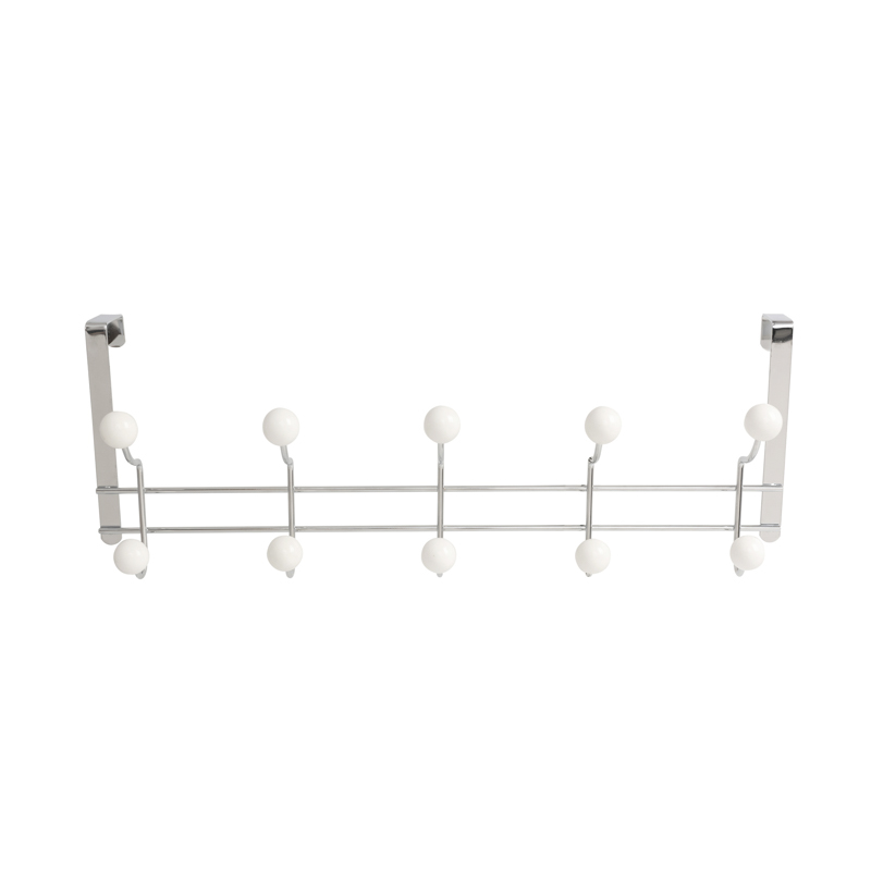 10 hooks clothing door hook rack