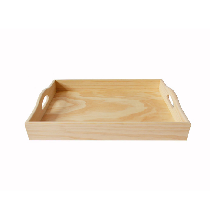 wooden serving tray