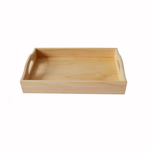 Wooden serving tray