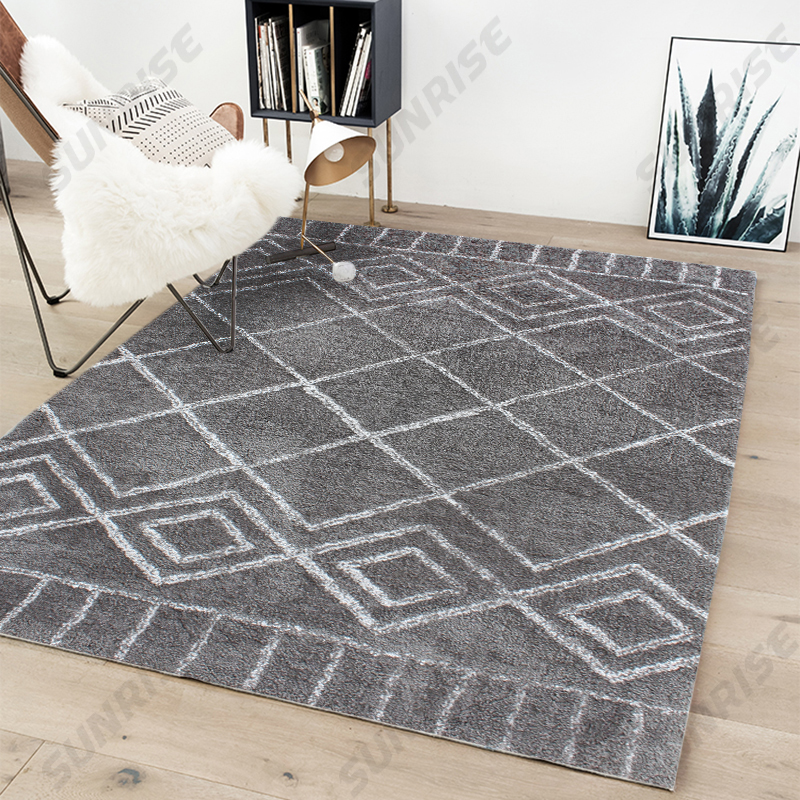 Table tufted carpets with design