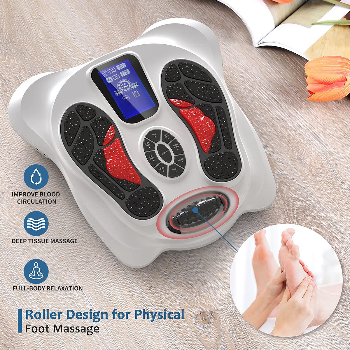 TENS EMS Therapy Technology Other Massager Products Foot Massager with Colorful LCD screen