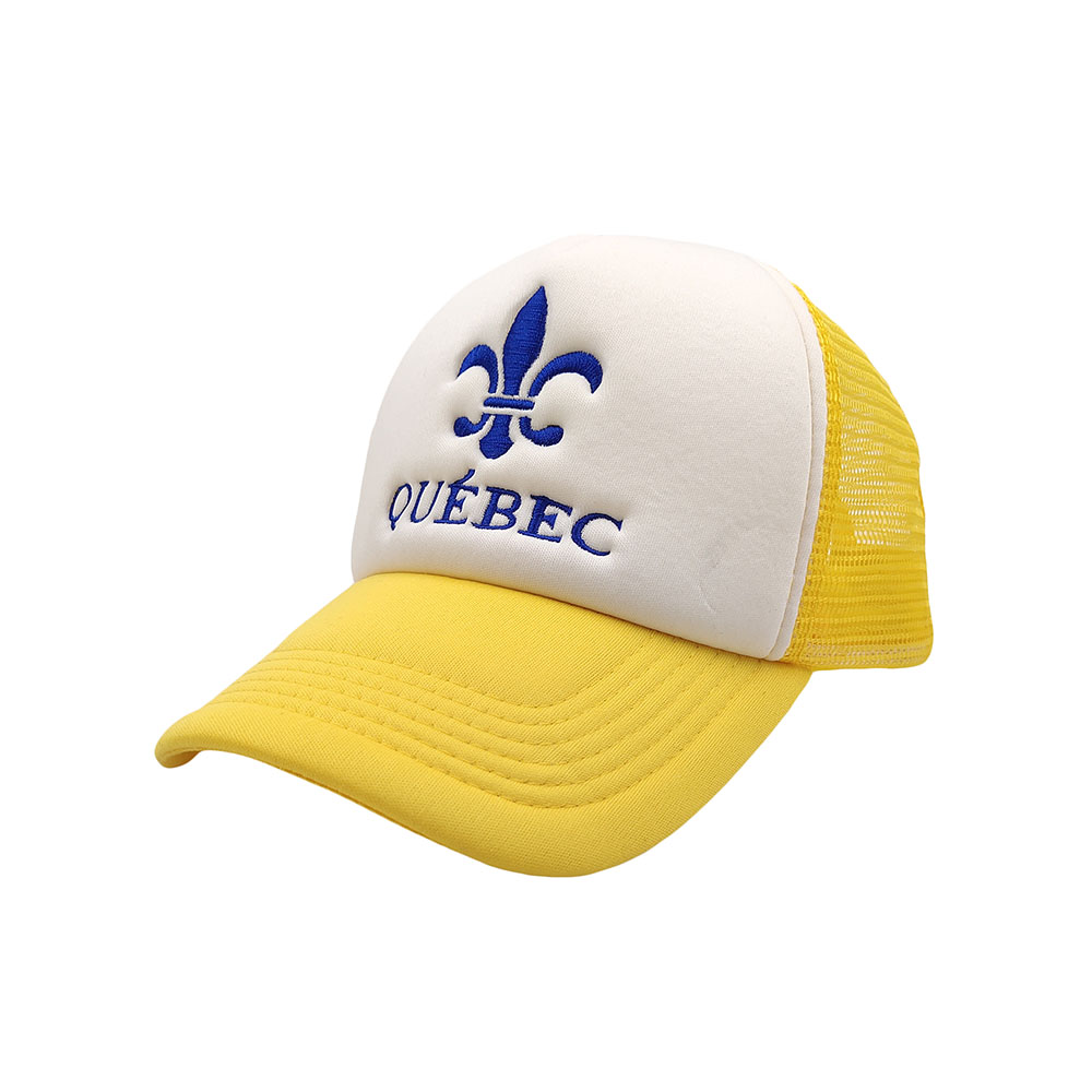 5 panel foam mesh cap with embroidery logo trucker cap baseball cap