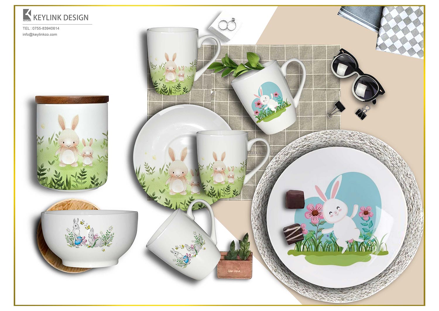 animal design mug ceramic