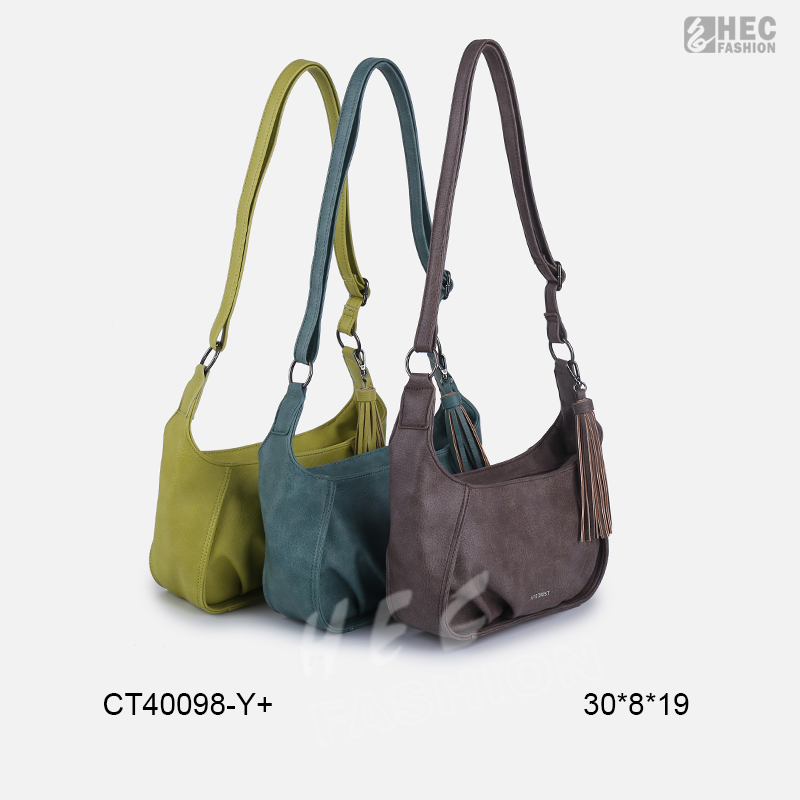 2022 Simple PU Tassel Women's Crossbody bag