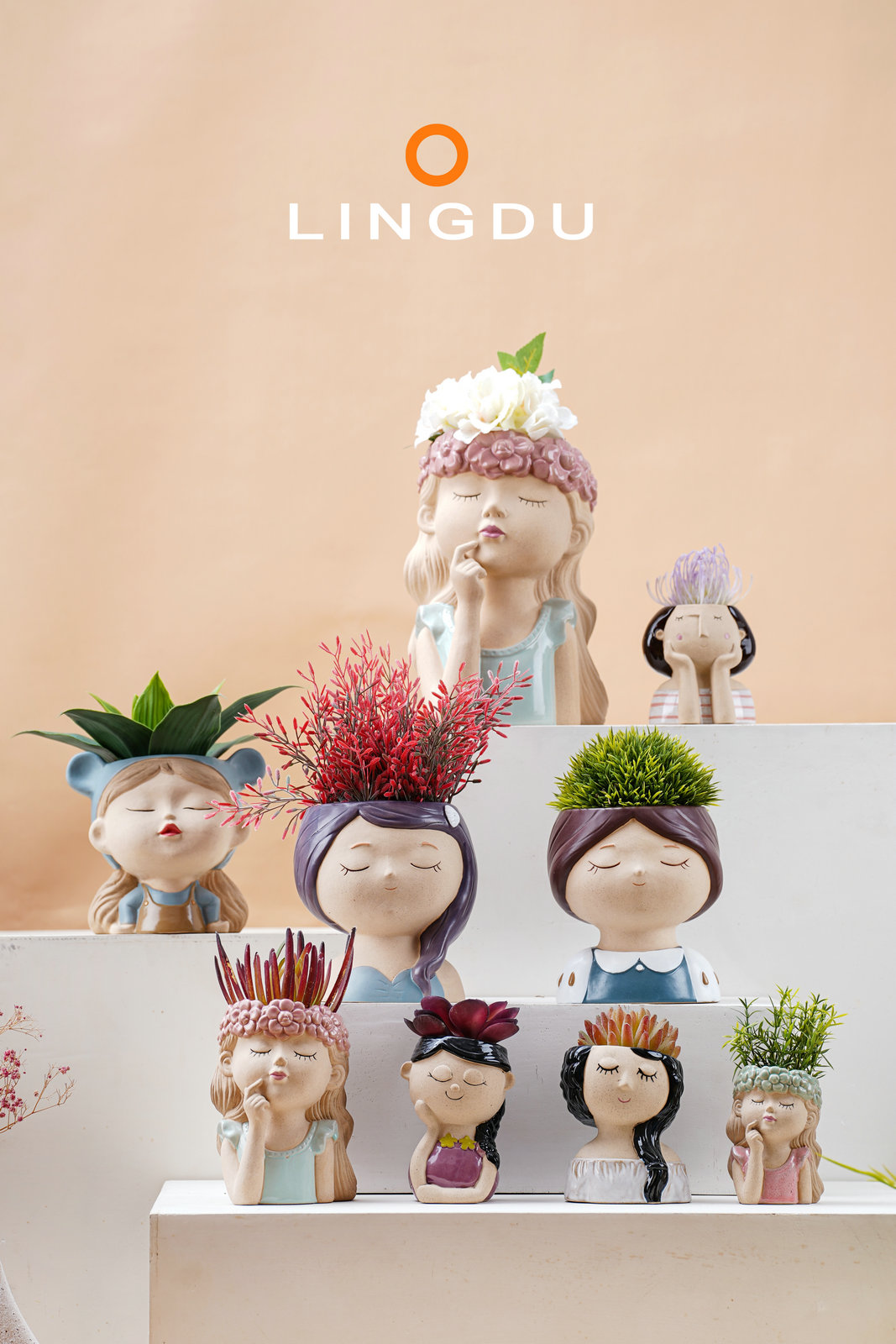 face flowerpot