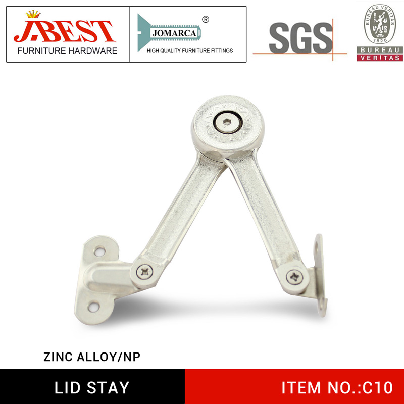 Lid stay, cabinet support