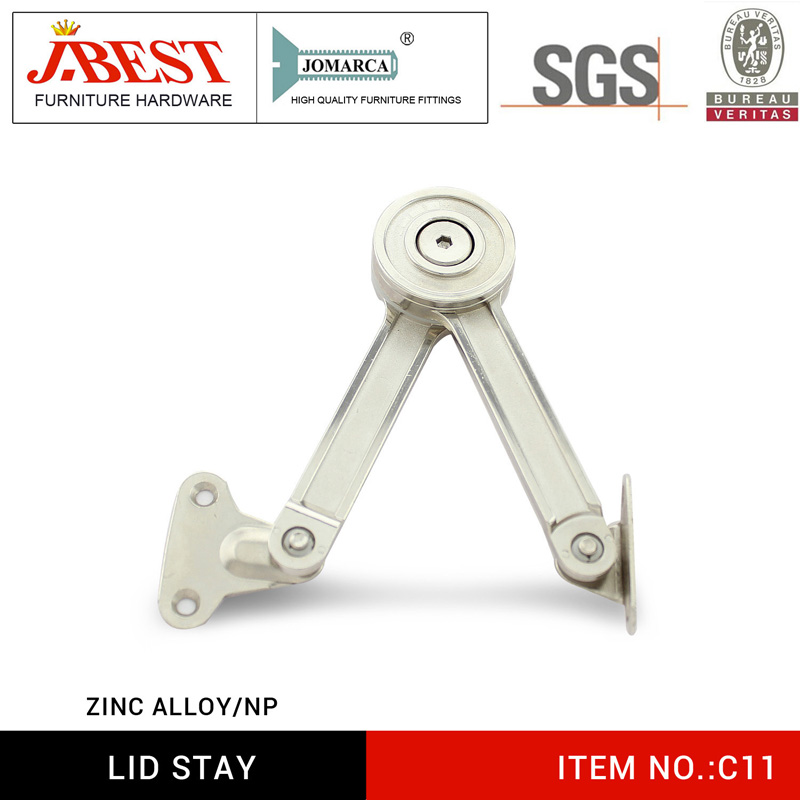 Lid stay, cabinet support