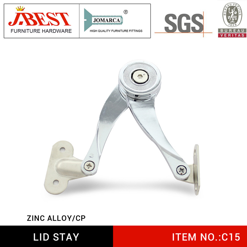 Lid stay, cabinet support
