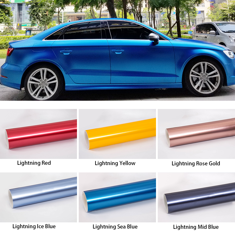 Carlas Car matte electro-optic metal wrap vinyl film