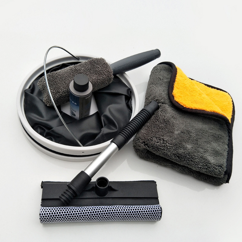 Car Care Set Cleaning Washing Care Tool Kit Microfiber Portable 10 PCS set Car Wash Detailing Kit