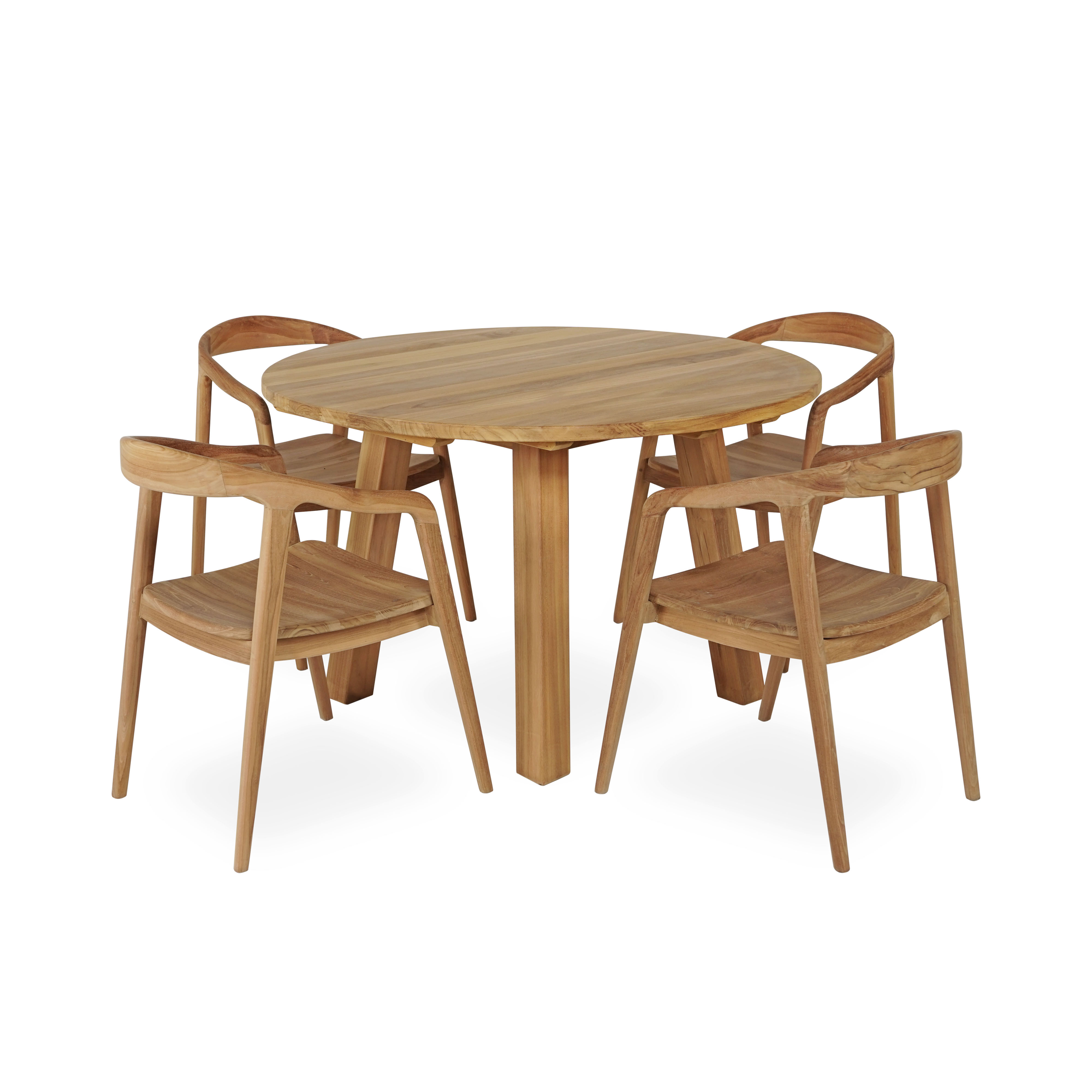 Teak Dining Set of 5
