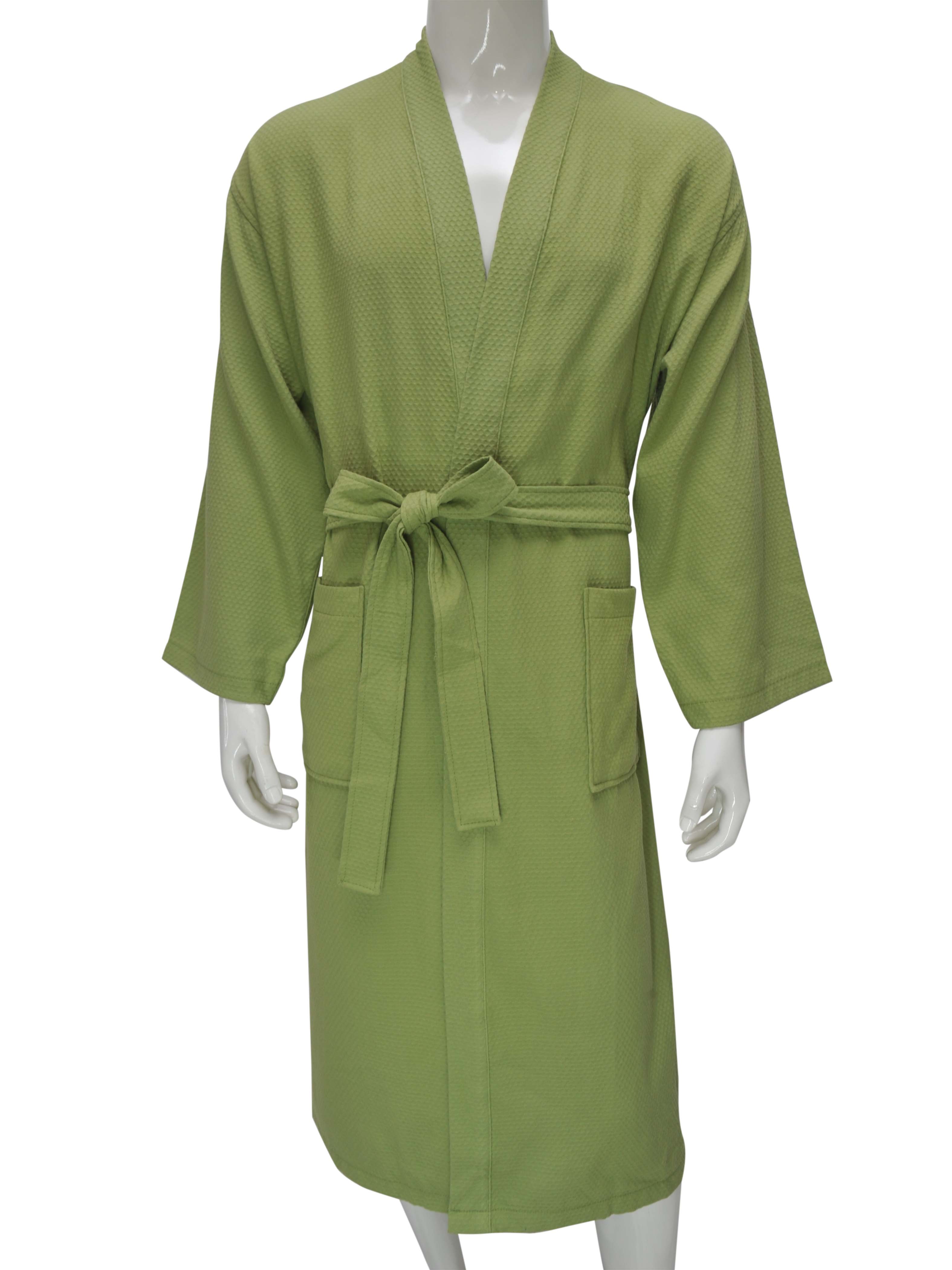 Hotel & Spa Cotton Waffle Kimono Bathrobes