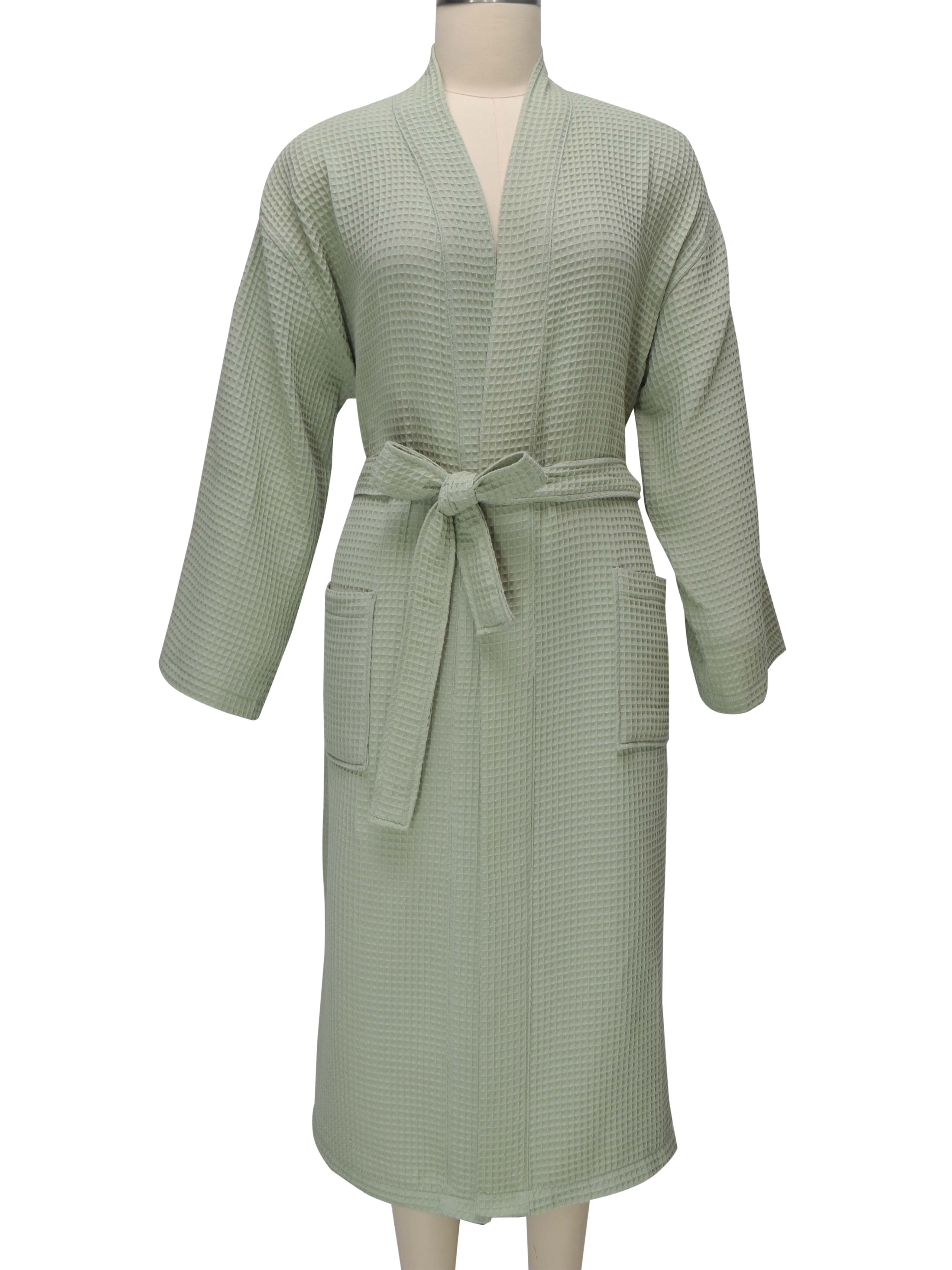 Cotton Waffle Bathrobe