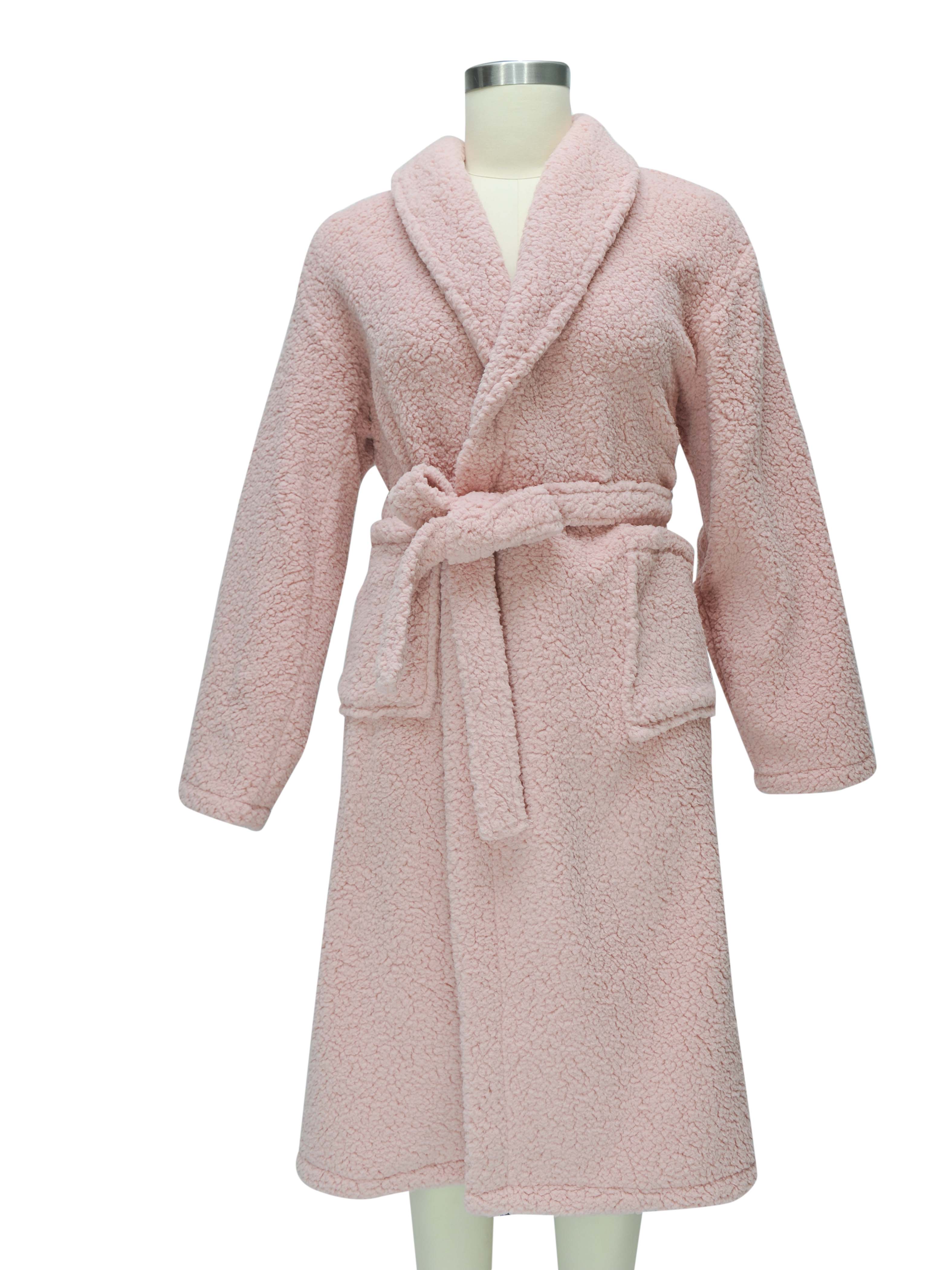 Solid Sherpa Bathrobe