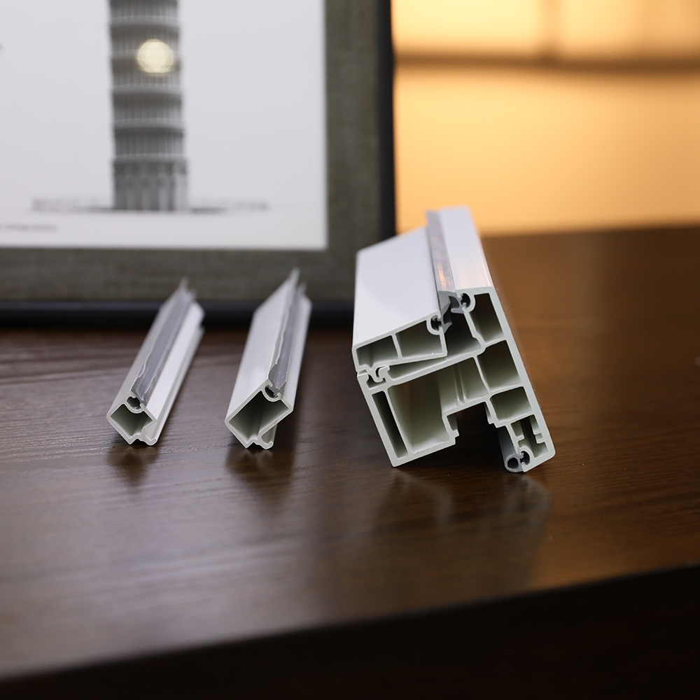 China made upvc door and window decorative profiles