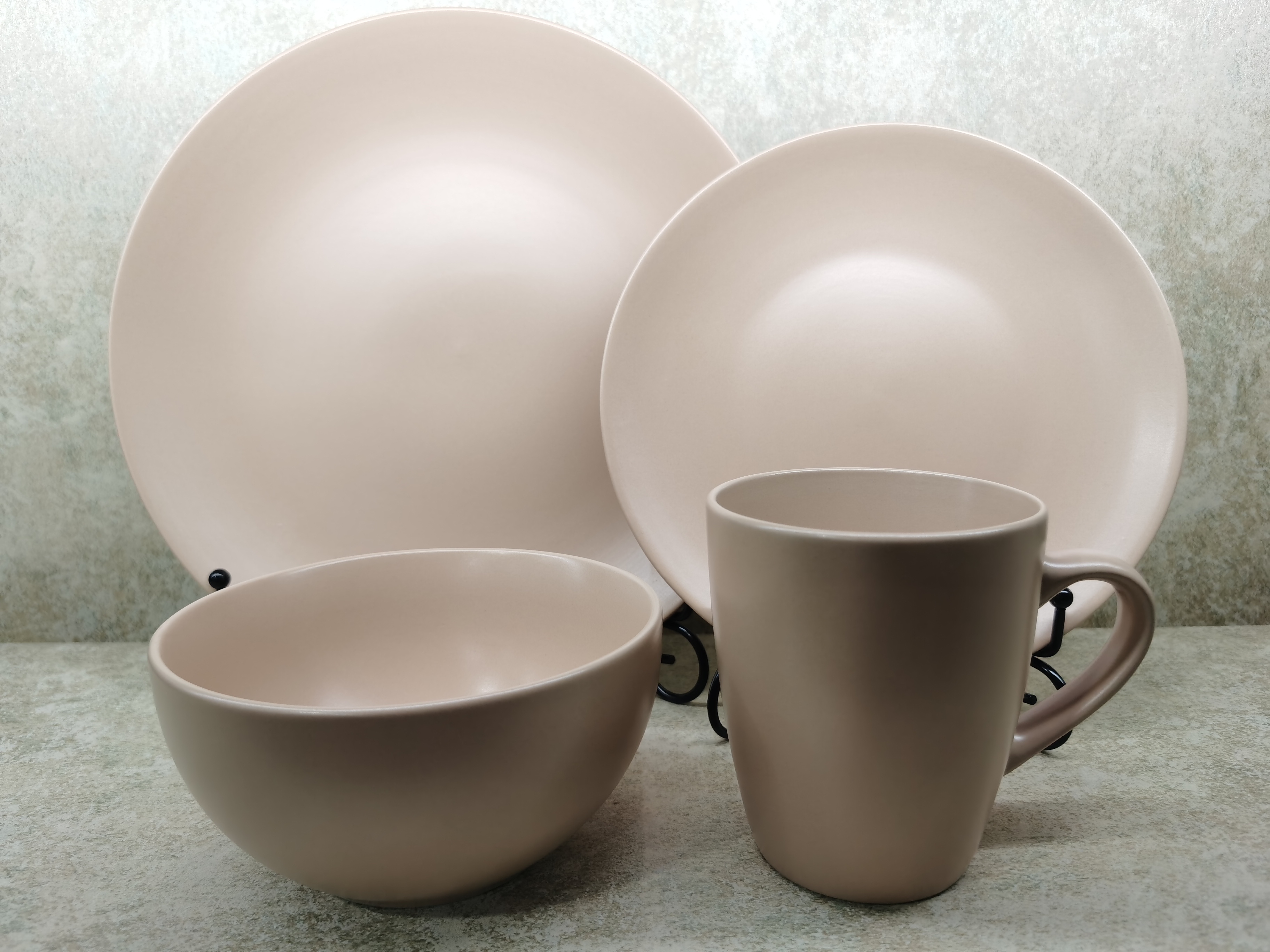 16pcs Matt Glaze Dinner Set