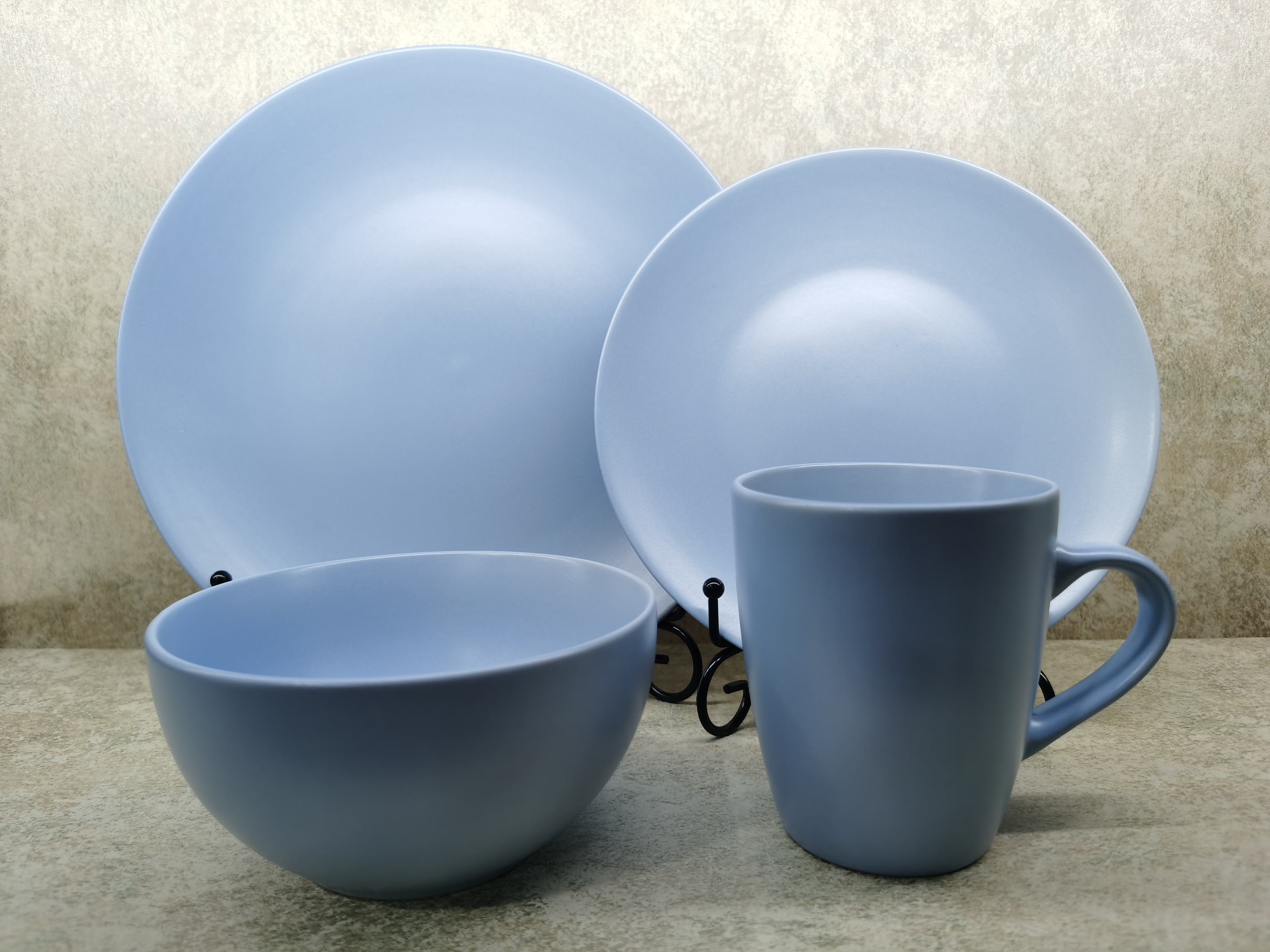 16pcs Matt Glaze Dinner Set