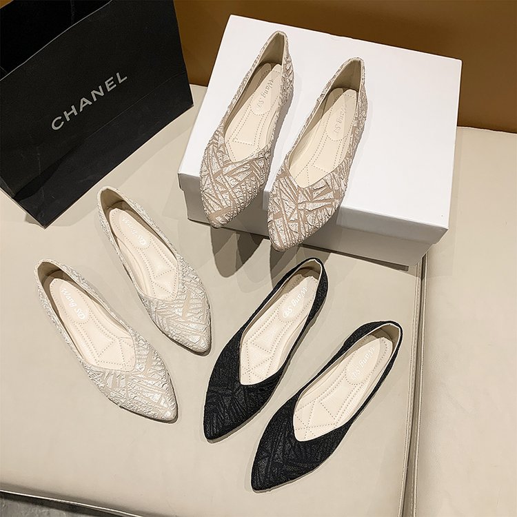 Women's shoes, ballet shoes, single shoes