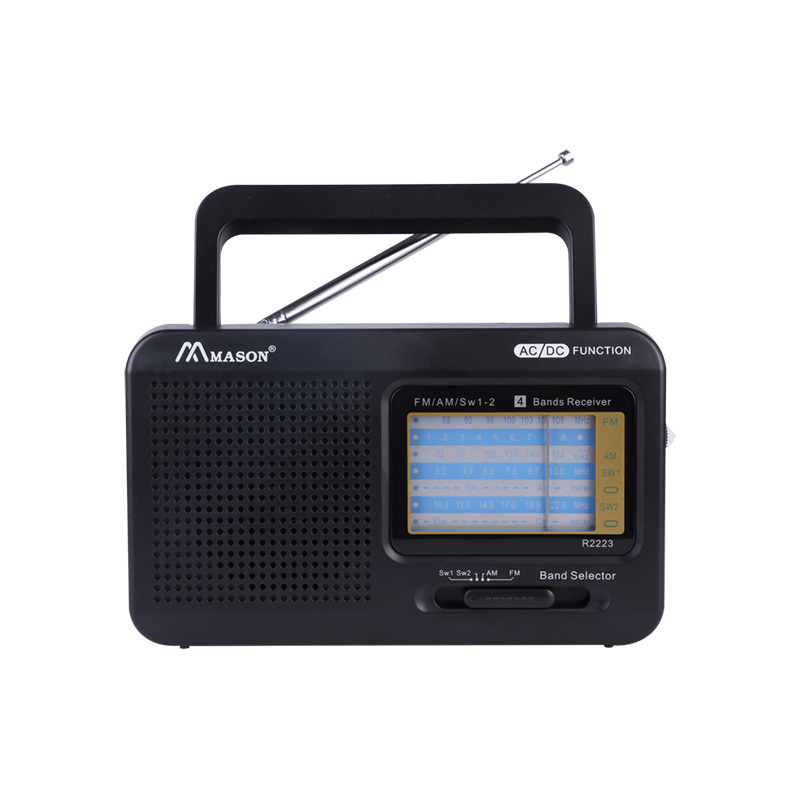 Factory supply excellent sound performance citizen band mini am fm sw1-2 4 band portable radio