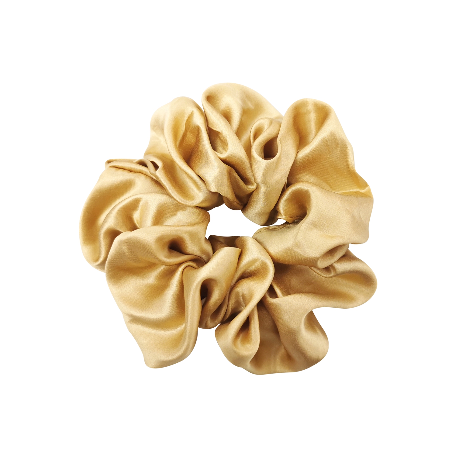 Hot sales 5cm QIYUE 100% silk hair scrunchie ties silk scrunchies