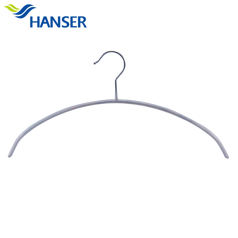 Semi - round shoulder hanger dip plastic non - slip hanger