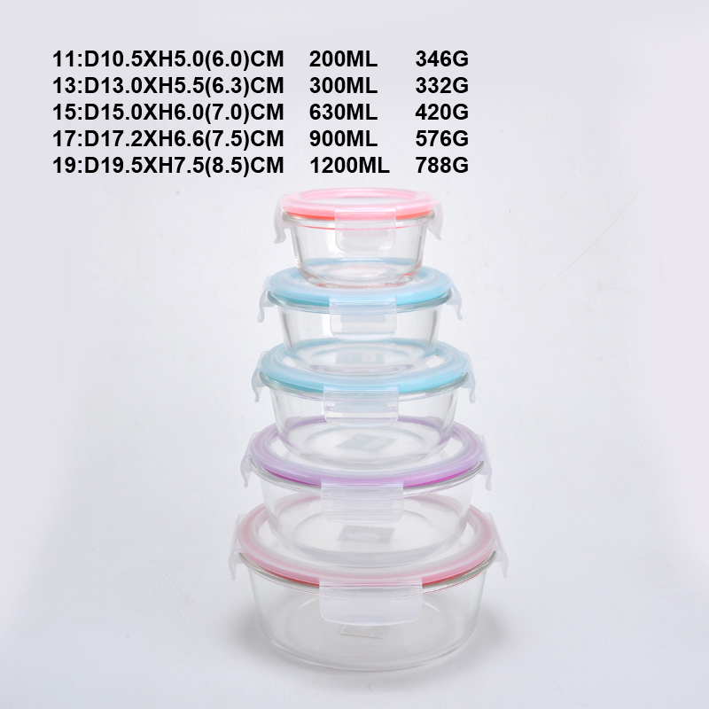 wholesale factory direct 120ml small round baby glass container with scale for food storage