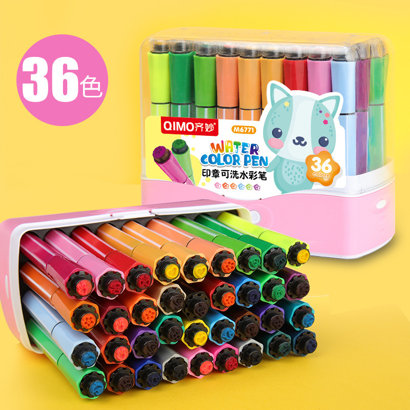 stamp washable watercolor pen