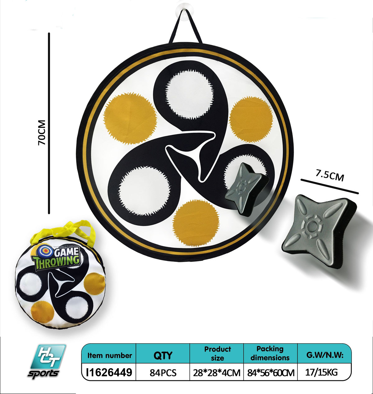 Cloth dart target
