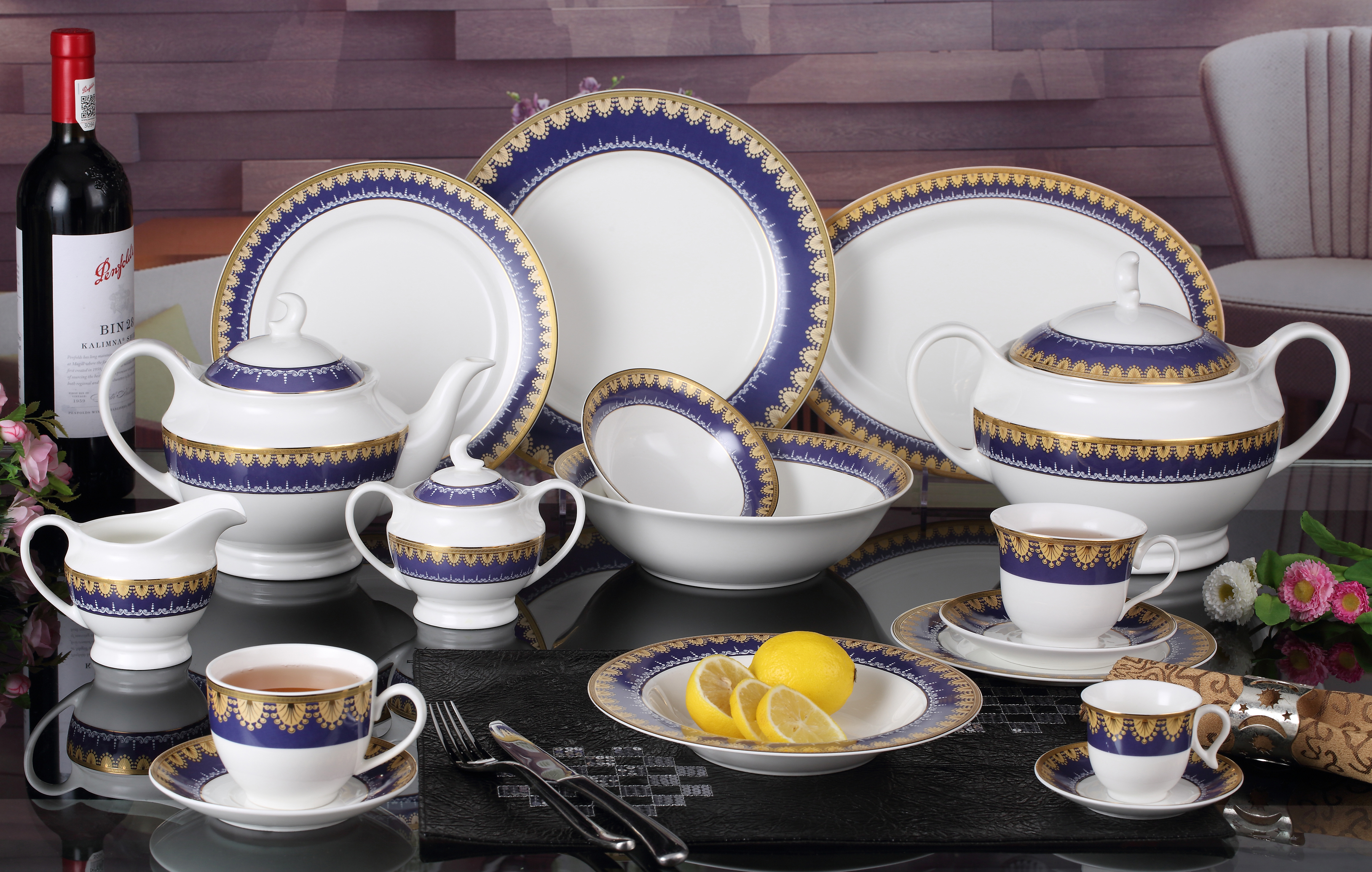 Golden plate