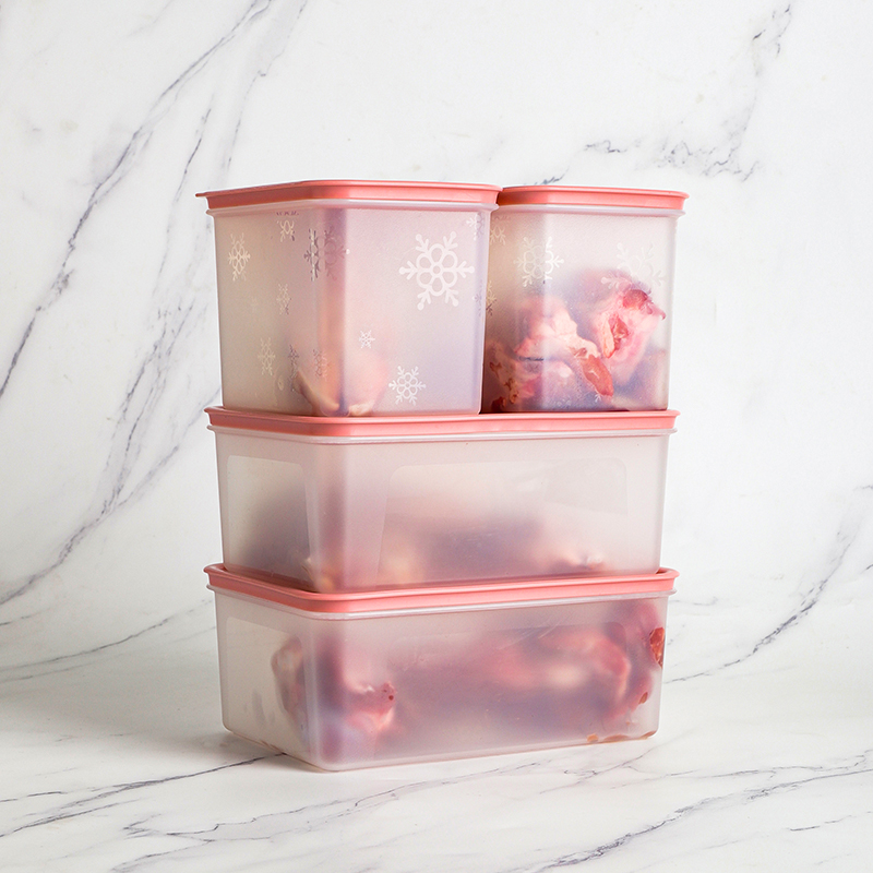 Veggie Fruit Storage Pantry Organizing Food Fridge Plastic Organizer Container Set